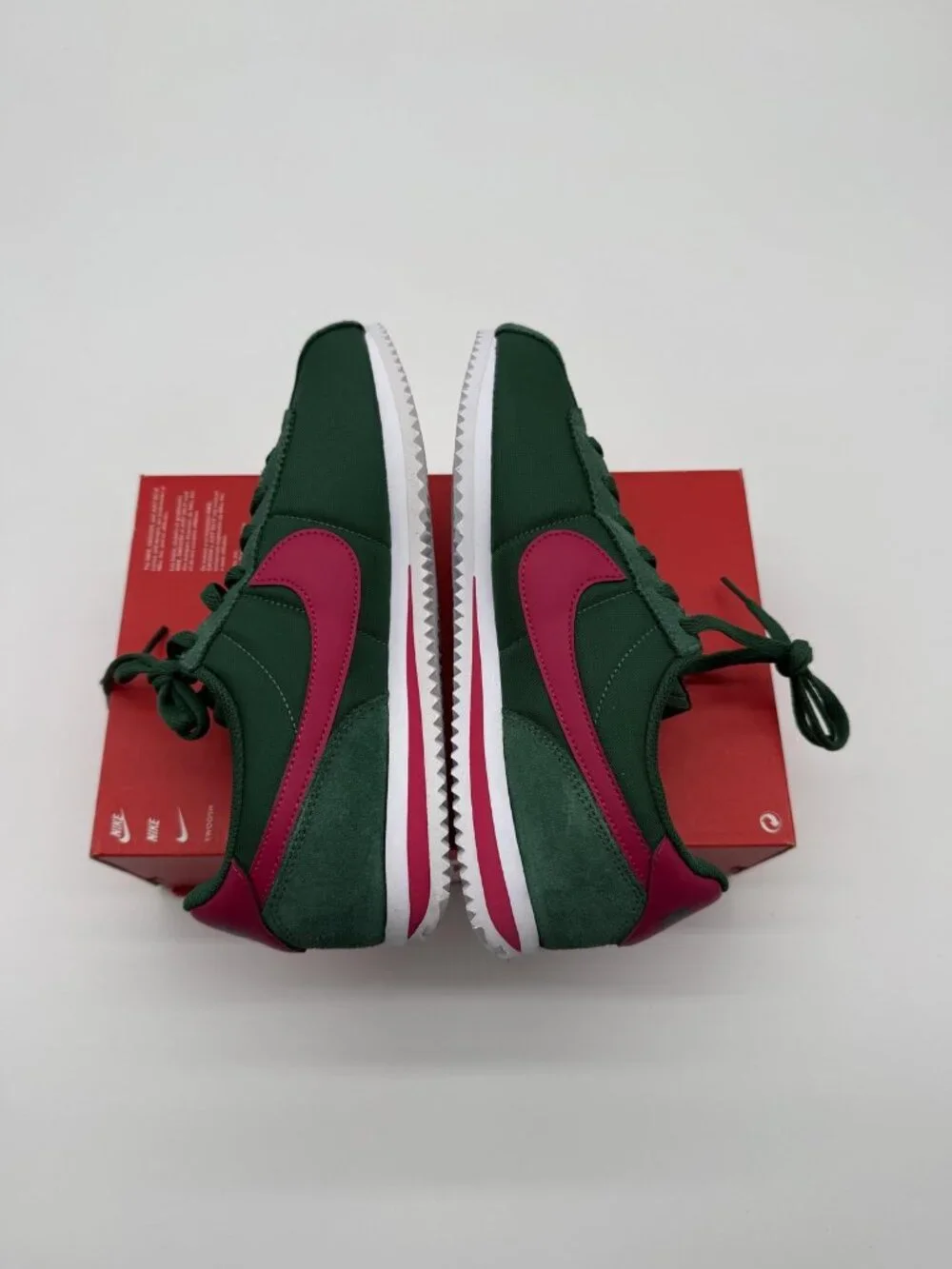 New Nike Cortez TXT GS Shoes Youth 5.5Y Green Pink IH7654 300 Running Sneakers